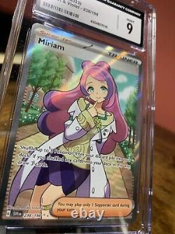 2023 Pokémon Scarlet and Violet Graded Lot-Miriam, Miriam, Miraidon, Koraidon