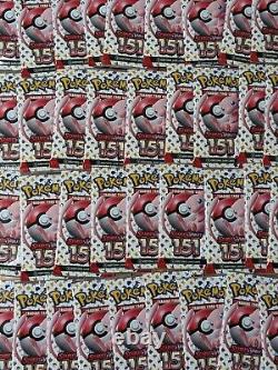 36x Pokemon TCG Scarlet Violet 151 Booster Packs Lot Factory Sealed Box Qty NEW