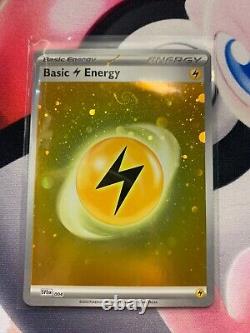 Lightning Energy Galaxy/Arrow Swirl 004 Pokémon TCG Scarlet and Violet 151