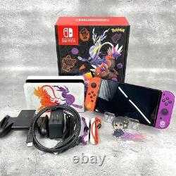 Nintendo Switch OLED Console Pokémon Scarlet & Violet Edition Box Used Excellent