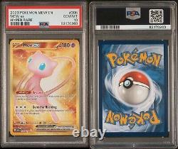 PSA 10 Gem Mint 2023 Pokémon Scarlet & Violet EN-151 205/165 MEW EX Hyper Rare