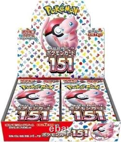 Pokemon Card Japanese Scarlet & Violet 151 Booster Box Factory SEALED From Japan