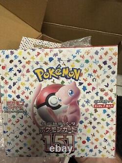 Pokémon Cards JAPANESE 151 Scarlet & Violet Booster Box Sv2a Factory Sealed