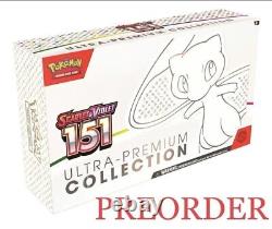 Pokémon Scarlet & Violet 151 Ultra Premium Collection Pre Order UPC