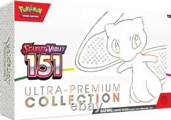 Pokemon Scarlet & Violet 151 Ultra Premium Collection UPC Box 16 Booster Packs