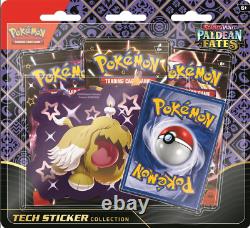 Pokemon Scarlet & Violet Paldean Fates Tech Sticker 12-Collection Case