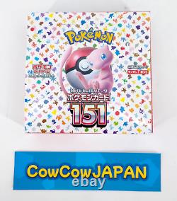 Pokémon Scarlet & Violet TCG Card 151 sv2a Booster Box Japanese NEW SEALED