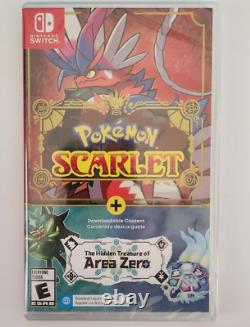 Pokémon Scarlet & Violet + The Hidden Treasure of Area Zero DLC Bundle Switch