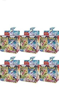 Pokemon Scarlet and Violet Booster Box Factory Sealed 6 Box Case