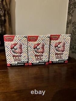 Pokémon TCG Scarlet & Violet 151 Booster Bundle (6 Booster Packs) 3 X Boxes