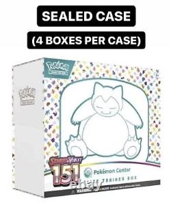 Pokémon TCG Scarlet & Violet-151 Pokémon Center Elite Trainer Box CASE PREORDER