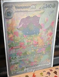 Pokémon TCG Scarlet & Violet 151 Venusaur EX 198 & 182 Rare Ultra Mint