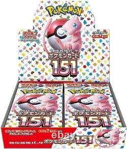 Boîte de booster Pokémon TCG Scarlet & Violet japonais Pokemon 151 vendeur américain SCELLÉ