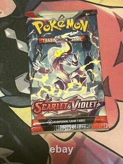 Erreur d'impression d'empreinte digitale Miraidon du booster pack Pokémon Écarlate et Violet
