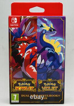 Nintendo Switch Pokémon Écarlate & Violet Double Pack Double Édition Steelbook Or