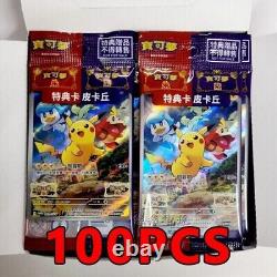 Nouvelle carte Pokemon chinoise 100PCS Pikachu 001/SV-P Écarlate Violette - Scellée en usine