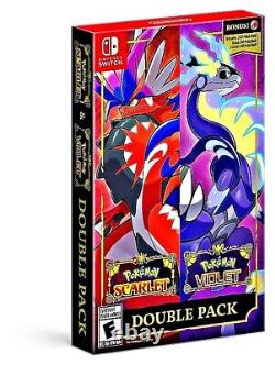 Pack Double Pokémon Écarlate & Violet + 200 POKÉ BALLS Nintendo Switch ? NOUVEAU