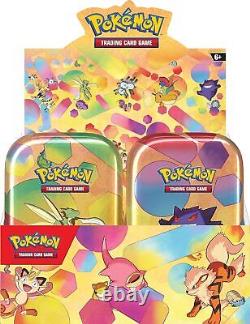 Pokémon 151 Écarlate & Violet Mini Boîte d'Étain Exposée de 10, Scellée en Usine