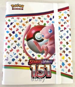Pokémon ÉCARLATE & VIOLET 151 ENSEMBLE DE BASE COMPLET 1-165 + CLASSEUR + CARTES EX ET PLUS