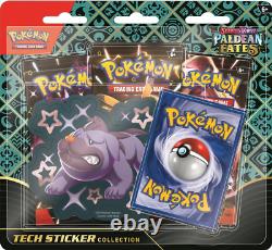 Pokémon Écarlate & Violet Paldean Destin Autocollant Technologique 12-Collection Case