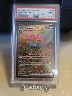 Pokemon Ecarlate et Violet 151 Venusaur ex 198/165 PSA 10