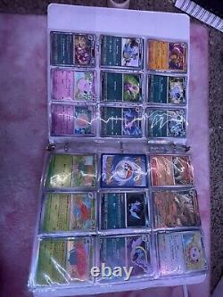 Pokémon JCC Lot de cartes Écarlate et Violette de 151 cartes, lot de 166 cartes dans un classeur, EX, Holo