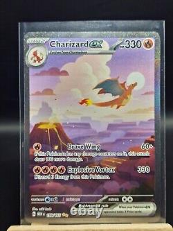 Pokémon TCG Charizard ex Écarlate & Violet151 199/165 Illustration Spéciale Rare