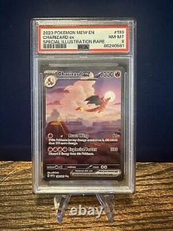 Pokémon TCG Charizard ex Écarlate & Violet-151 199/165 Holo PSA 8 NM-MT<br/> 

 <br/>  (Note: 'PSA' is an acronym and should remain in English)