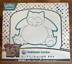 Pokémon TCG Écarlate & Violet 151 Boîte d'Entraîneur d'Élite Exclusive au Pokémon Center