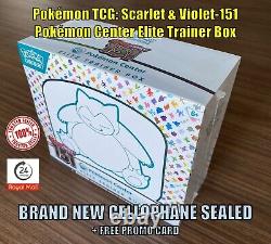 Pokémon TCG Écarlate & Violet-151 Boîte d'Entraîneur d'Élite du Centre Pokémon + Promo