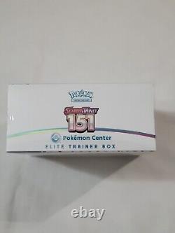 Pokémon TCG? Écarlate & Violet? 151? Boîte de maître d'entraînement d'élite du Centre Pokémon