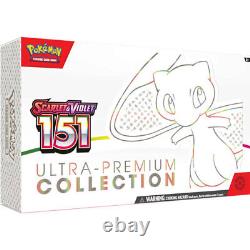 Scarlet & Violet 151 Collection Ultra-Premium Boîte scellée de boîtes officielles Pokemon
