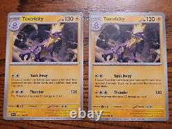 X2 Toxtricity NOUVELLES CARTES D'ERREUR MAJEURES Pokémon Écarlate & Violet JCC (072/198)